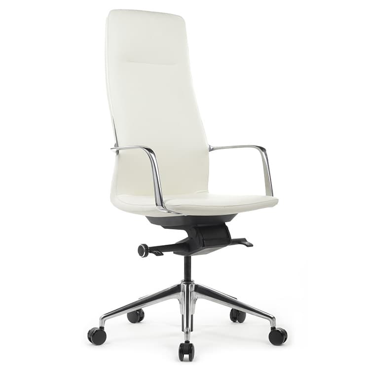 Кресло RV DESIGN Plaza FK004-A13 Белый (6207) натуральная кожа