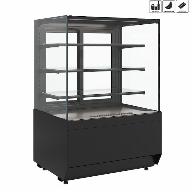 Витрина холодильная Carboma KC70 VM 0,9-1 LIGHT (версия 2.0) (9005)