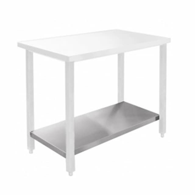 Стол производственный Abat СПРО-6-6 (столешница-нерж., каркас с полкой-нерж.)