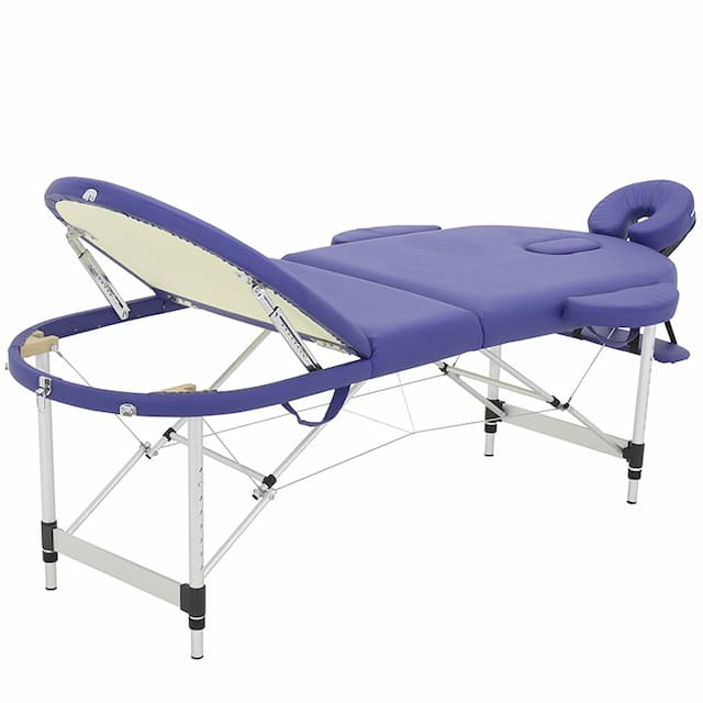 Массажный стол складной алюминиевый Med-Mos JFAL03 М/К (3-х секционный) (МСТ-3310ВЛ)