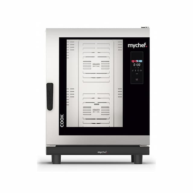 Пароконвектомат электрический 10 ур. GN1/1, облачное хранение, автоматическая мойка Distform Mychef Cook Pro 10 GN 1/1 right opening, WiFi